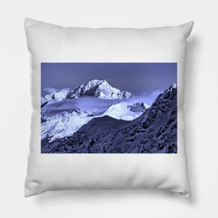 Mont Blanc Les Arcs French Alps France Pillow