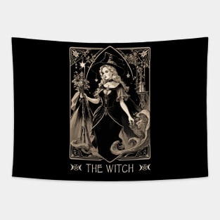 The Witch Tarot Card Tapestry