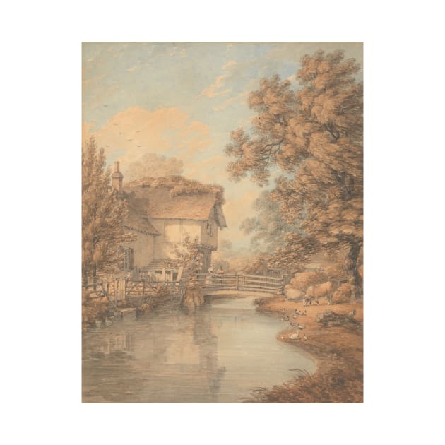 Keeper's Cottage, Hyde Park by Thomas Hearne by Classic Art Stall