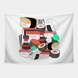 Kawaii Sushi Tapestry