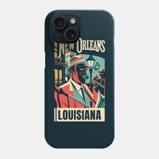 A Vintage Travel Art of New Orleans - Louisiana - US Phone Case