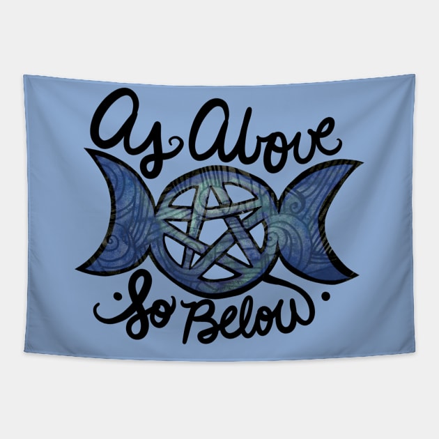 As above so below Tapestry by bubbsnugg