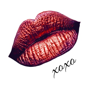 Hugs & Kisses XOXO Lips Fashionista Shirt by InsideLuv T-Shirt