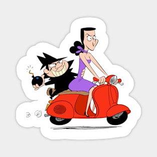 For Men Women Cartoon For Music Fan Magnet