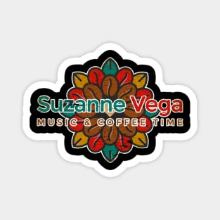 Suzanne Vega Music & Cofee Time Magnet