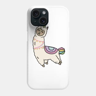 Cute Happy Unicorn Llama Alpaca Phone Case