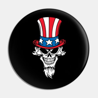 Patriot Honest Abe American Top Hat Pin