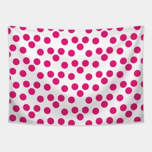 Cute Pink Circles Pattern Tapestry