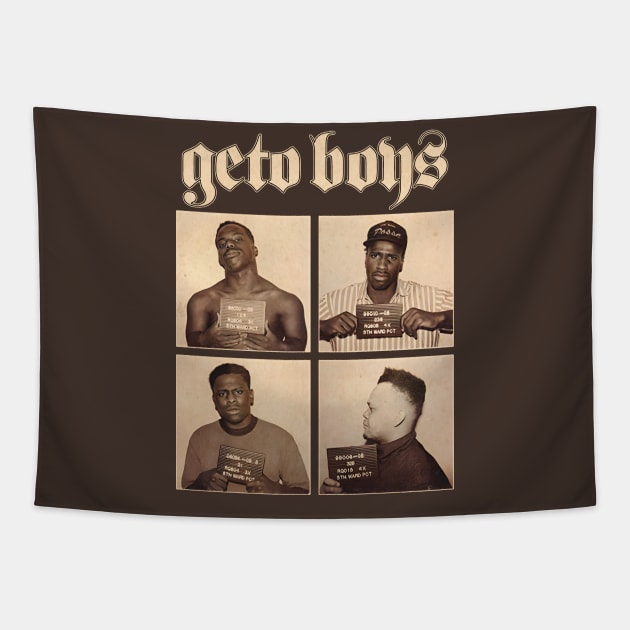 Geto Boys Mugshot Tapestry by Nostic Studio