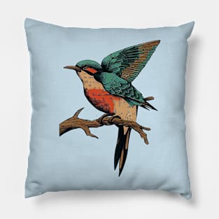 Everybirdy golder birds pattern Pillow