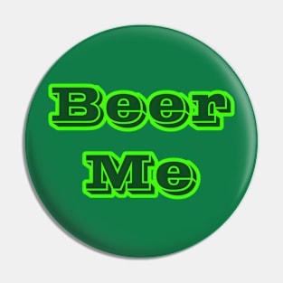 St Patricks Day Beer Elements Pin