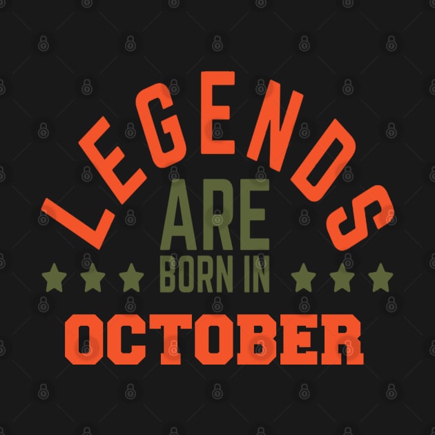 Legends Are Born in October by BambooBox