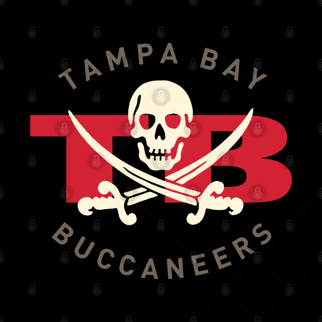 Tampa Bay Buccaneers 2 by Buck Tee Originals by Buck Tee