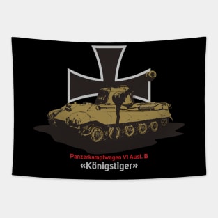 German Konigstiger heavy tank Tapestry