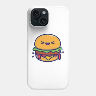 Cute Burger Cartoon Phone Case