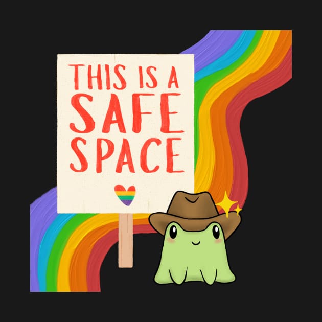 Rainbow Cowboy Frog - Safe Space by Honey G