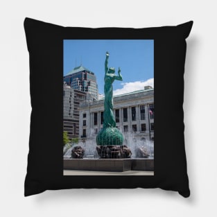 War Memorial Fountain Pillow