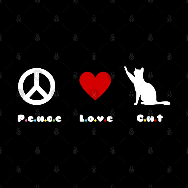 peace love cat by Serotonin