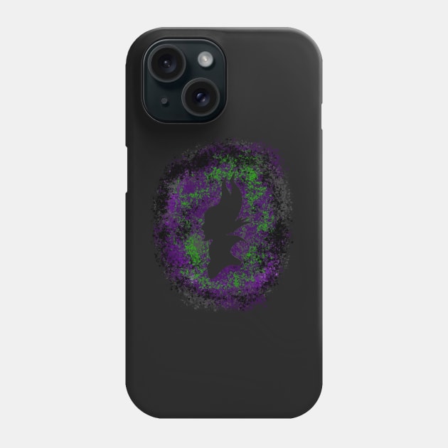 Maleficent Silhouette Phone Case by CatGirl101