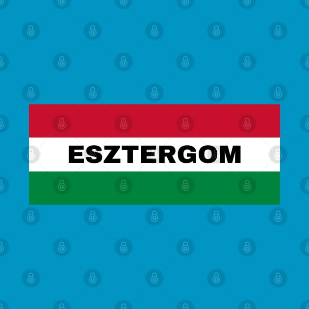 Esztergom City in Hungarian Flag by aybe7elf