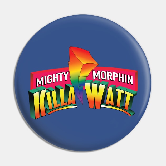 Mighty Morphin Killa Watt Pin by HTW Shop