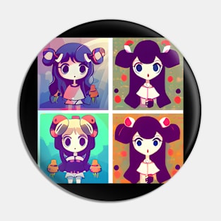 Cute anime dolls Pin