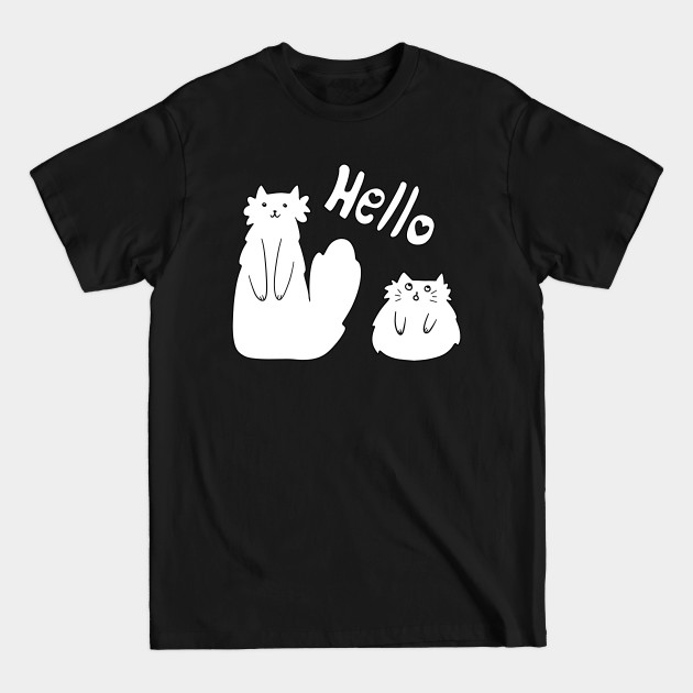 Disover "Hello" Kitties - Kitty - T-Shirt