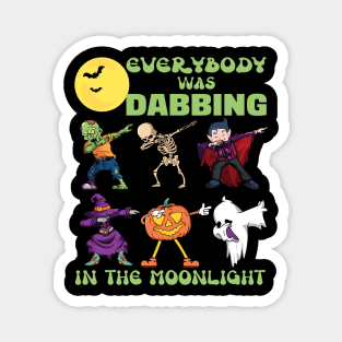 FUNNY DABBING HALLOWEEN MONSTERS VINTAGE SONG PARODY Magnet