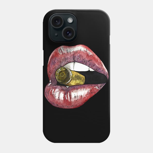Bite the Bullet Phone Case by Kyko619