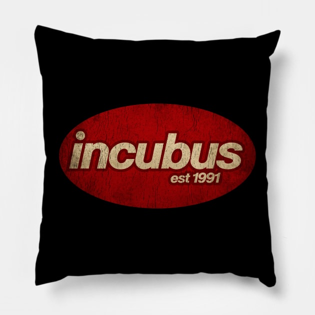 Incubus - Vintage Pillow by Skeletownn