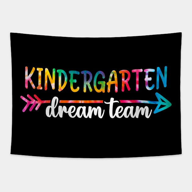 Kindergarten Dream Team Students Teachers Back to School Tapestry by Ene Alda