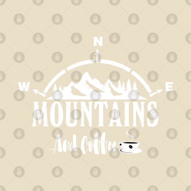 Mountains and Coffee by abbyhikeshop