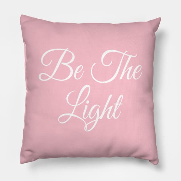 Be the Light Motivational | Christian Inspirational Gift | Bible Verse Pillow by DesignsbyZazz