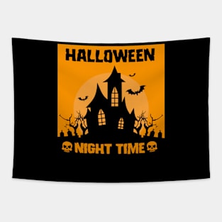 HALLOWEEN NIGHT TIME Tapestry