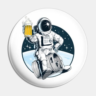 Astronaut Beer Pin