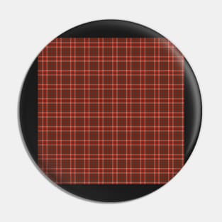 "Finley" Plaid by Suzy Hager      Brown, Red, Orange & Grey Pin