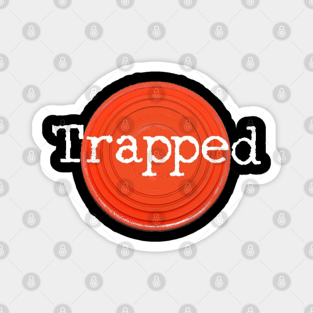 Trapped Skeet Trap Shooting Magnet by AutomaticSoul