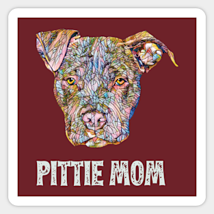 pit bull mom stickers teepublic