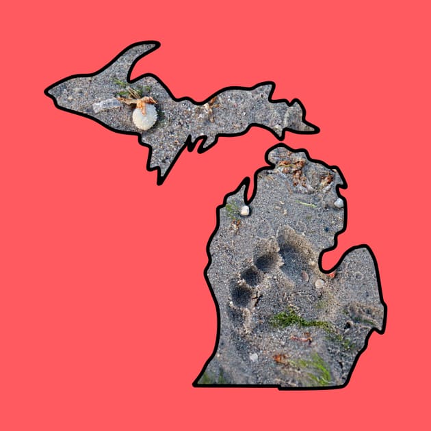 Michigan Footprint by MissOstrich