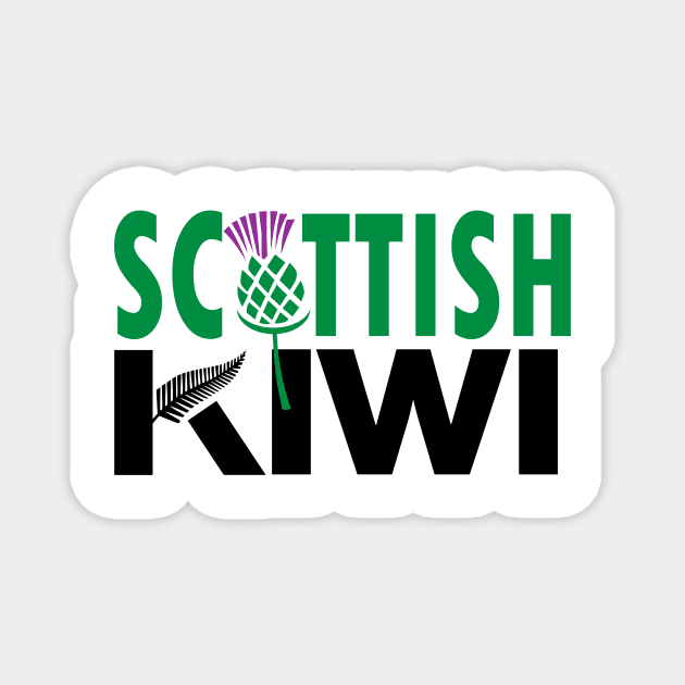 Scottish Kiwi (for light backgrounds) Magnet by honeythief