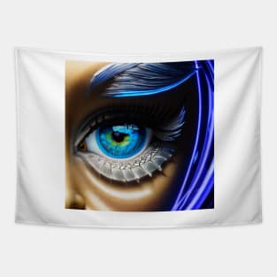 Eye of Owl Goddess Tapestry