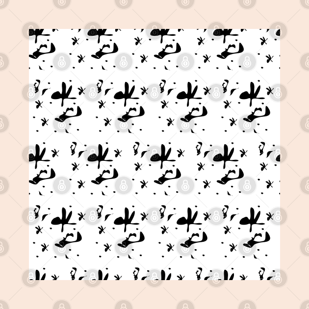 Black spots on a white background. Vector seamless pattern abstraction grunge. Background illustration, decorative design for fabric or paper. Ornament modern new by grafinya