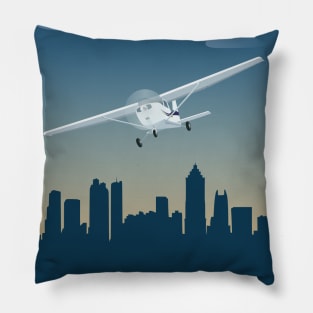 Cessna over Atlanta Pillow