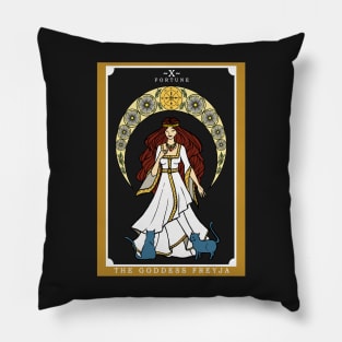 The Norse Goddess Freya Tarot Card Pillow