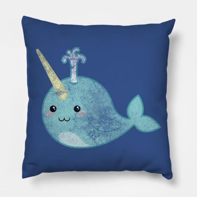 narwhal shirt,narwhal goes stab,kawaii narwhal,cute narwhal,narwhal gift,narwhal love,narwhal collector,narwhal collection,narwhal obsessed Pillow by theglaze