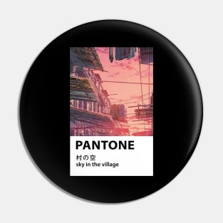 Anime Aesthetic Pantone Pin