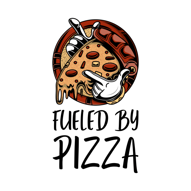 Fueled By Pizza by InkyArt