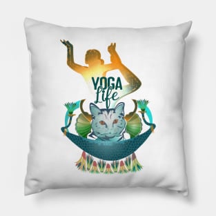 yoga life Pillow