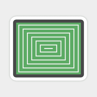 Green Rectangle Magnet