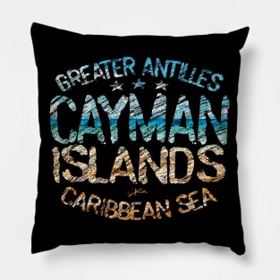 Cayman Islands on the Beach Pillow